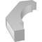Ekena Millwork 3 1/2-in. W x 18-in. D x 30-in. H Merced Architectural Grade PVC Knee Brace BRCP035X18X30MRC - alternate 3